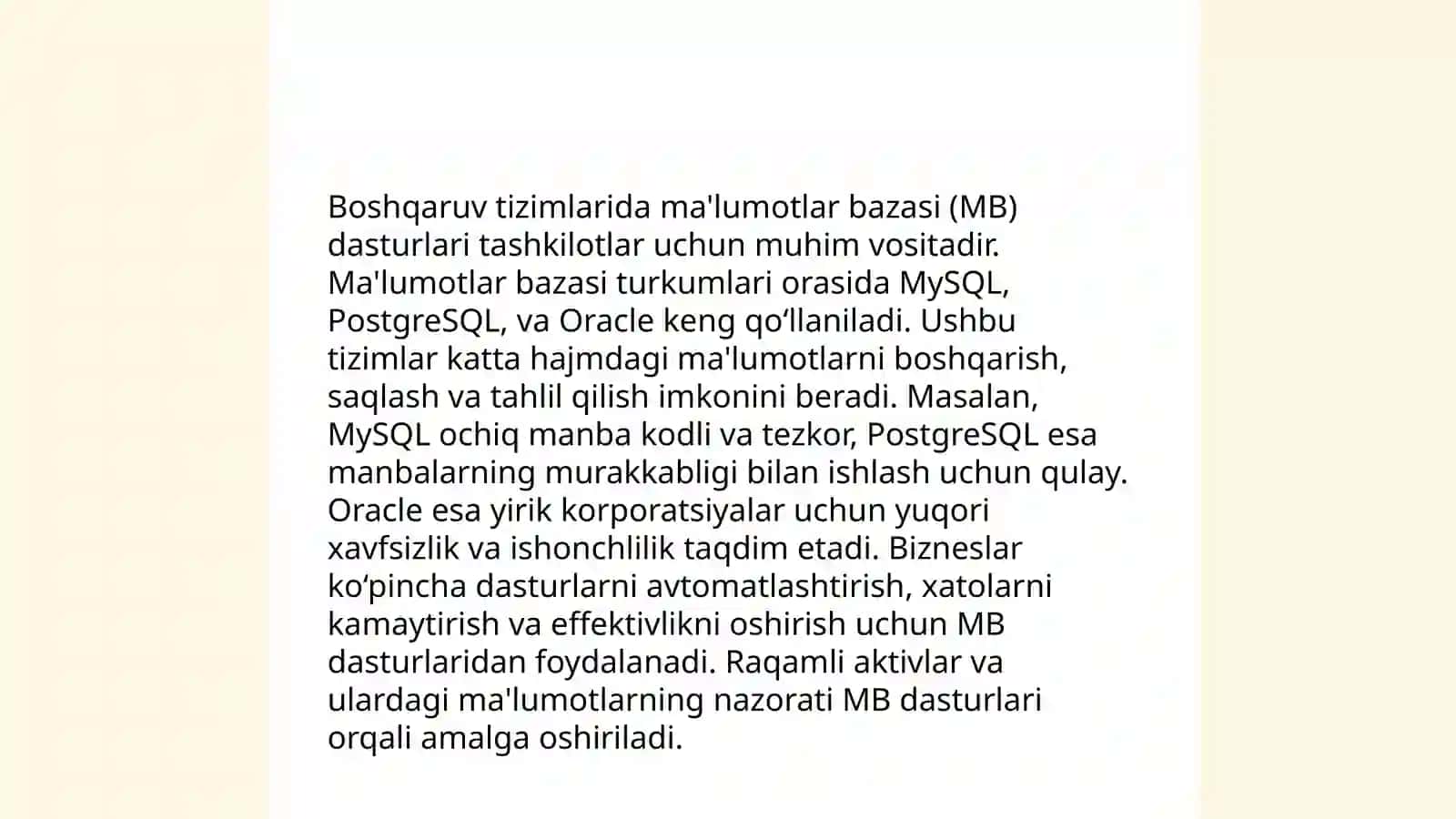 Boshqaruvda axborot texnologiyalari 4