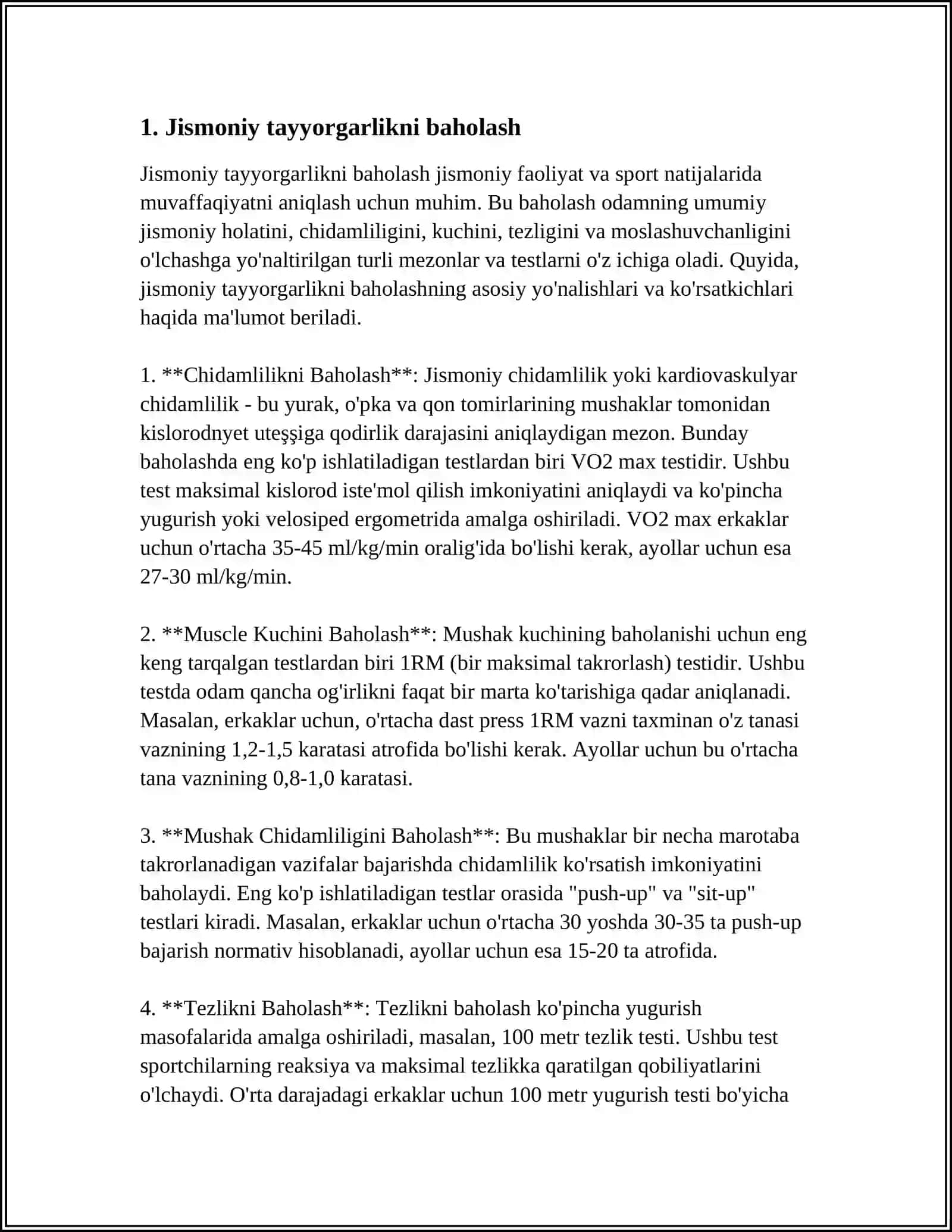 SUZISH SPORT TURI BOʻYICHA BADAN QIZDIRISH MASHQLARINI TUZISH 4