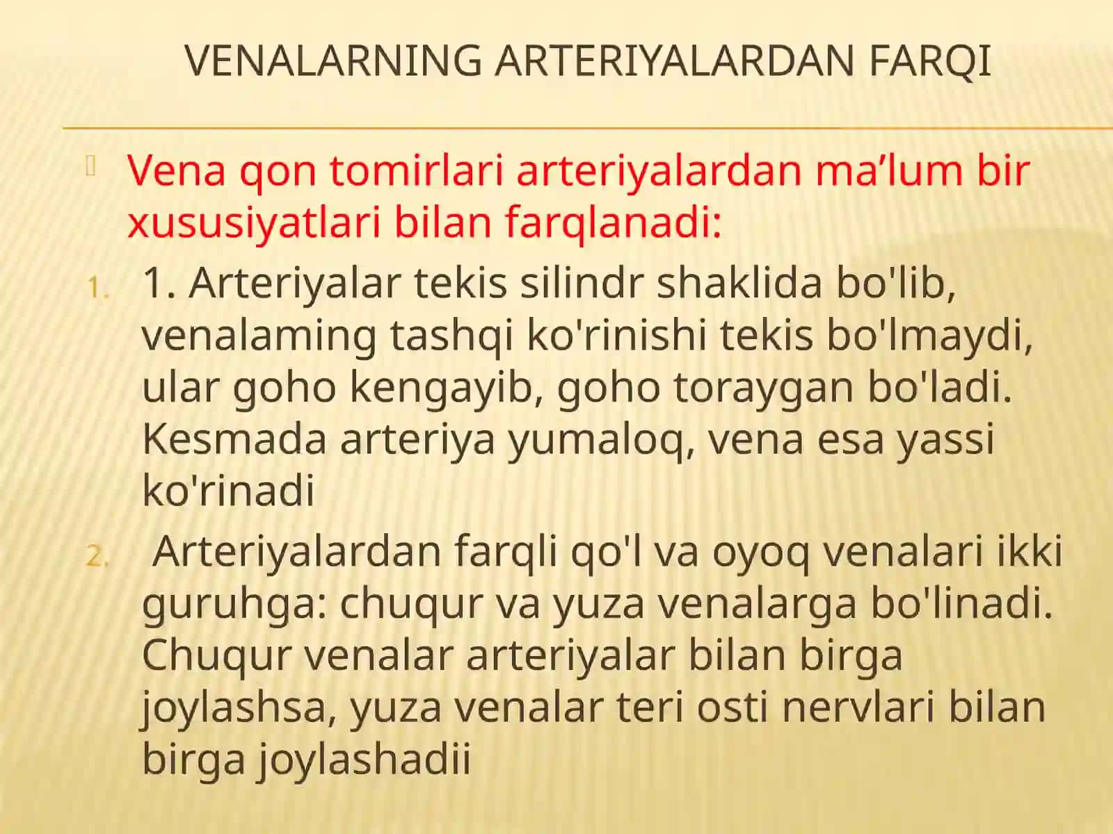 VENA QON AYLANISH TIZIMI 4