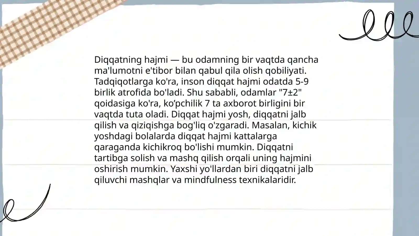 Dobrinnining diqqat haqidagi qarashlari 4