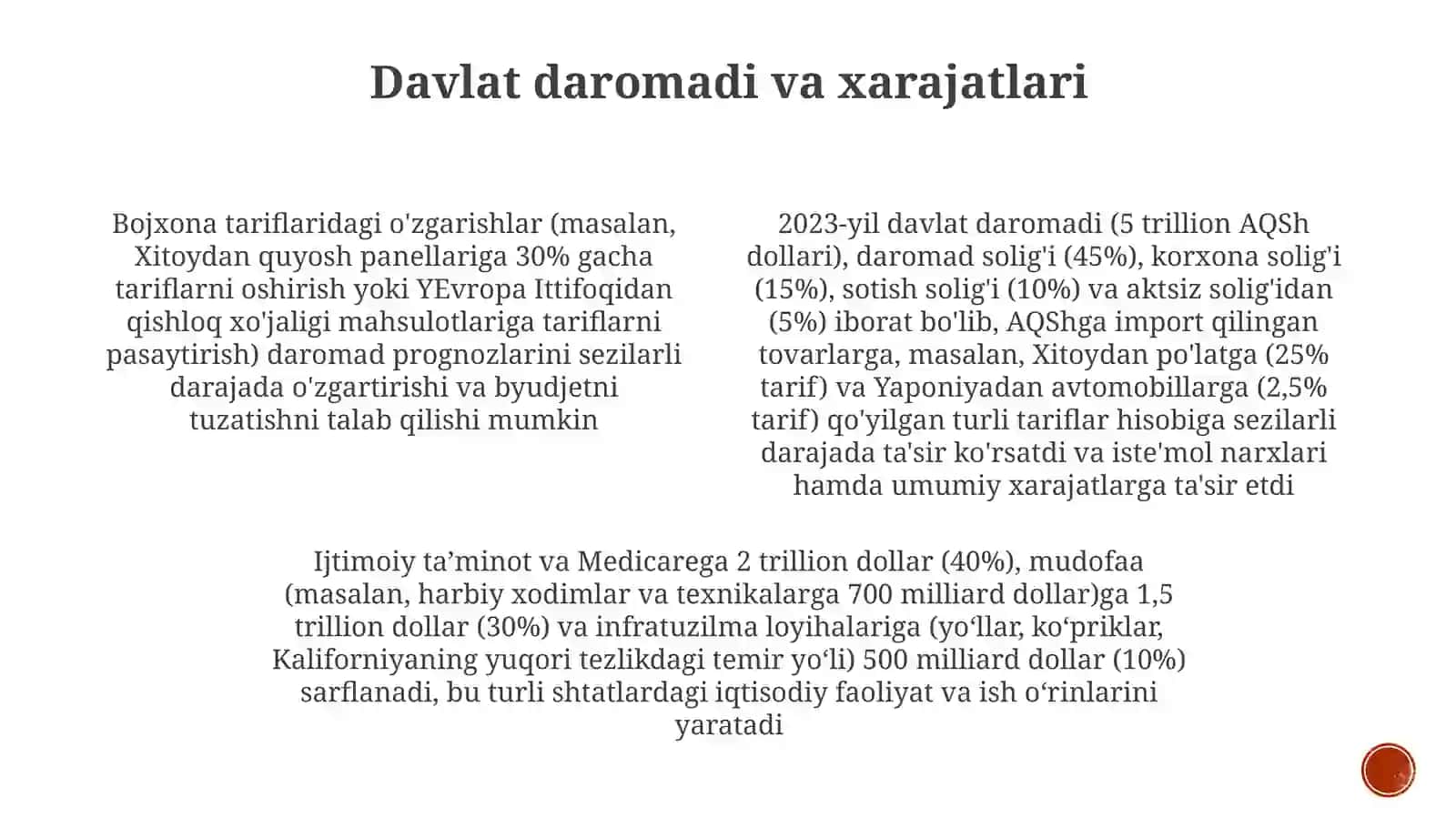Eh timollikininng turli tariflariga 4