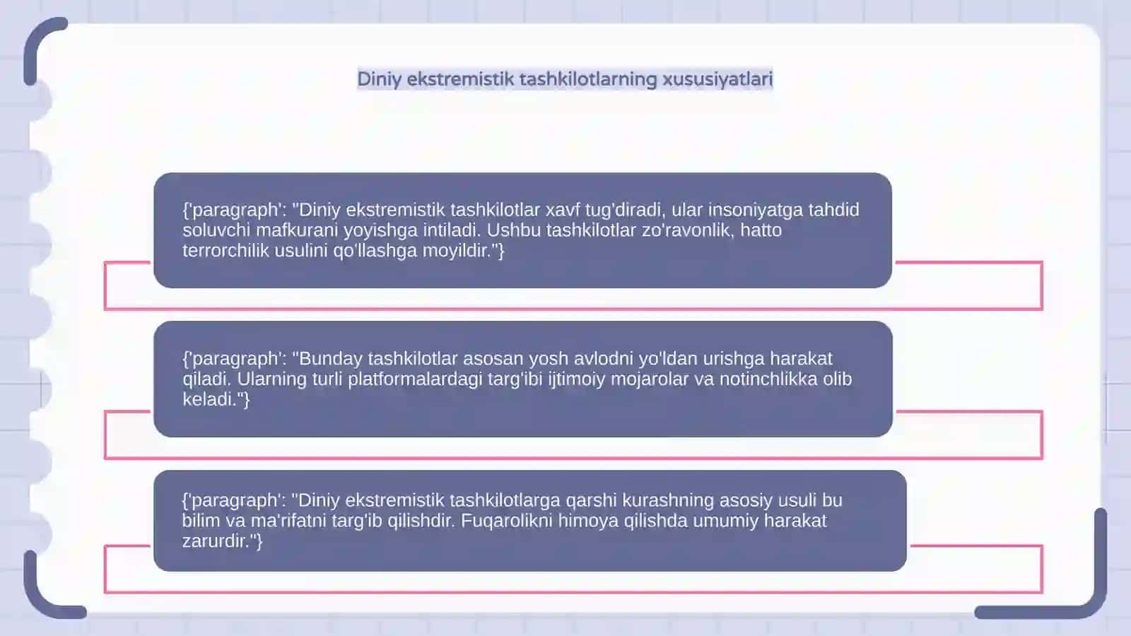 Islomdagi diniy ekstremistik tashkilotlar faoliyatiga qarshi kurash 4