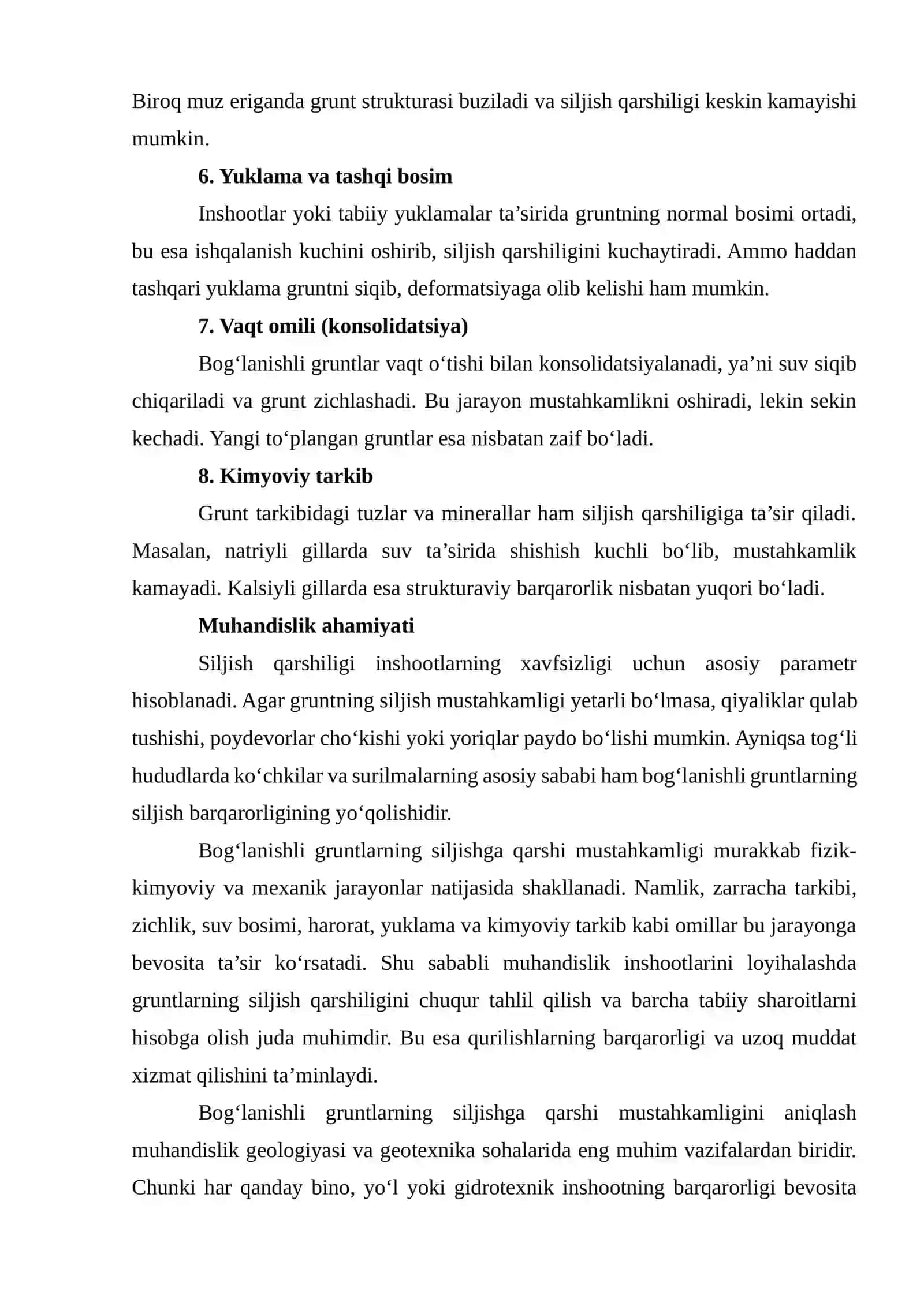 Bog‘lanishli gruntlarning siljishga qarshi mustahkamligini aniqlashga oid usullar 4