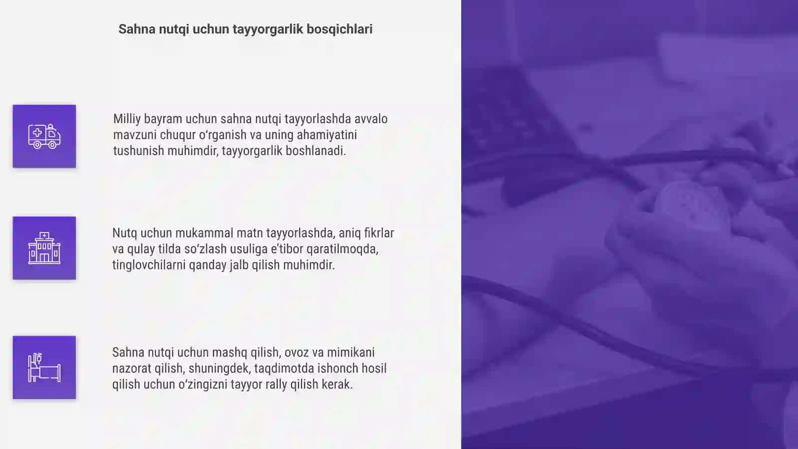 Milliy bayram uchun sahna nutqi tayyorlash 4