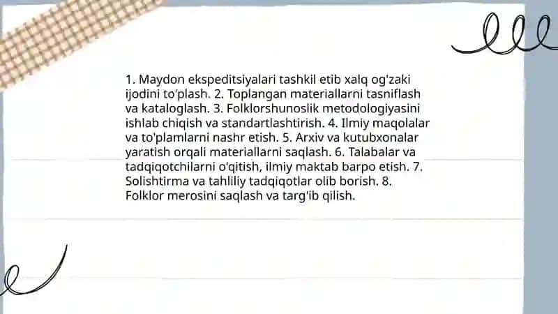 Xodi Zarif o'zbek folklorshunosligining asoschisi Umurova Laylo 4
