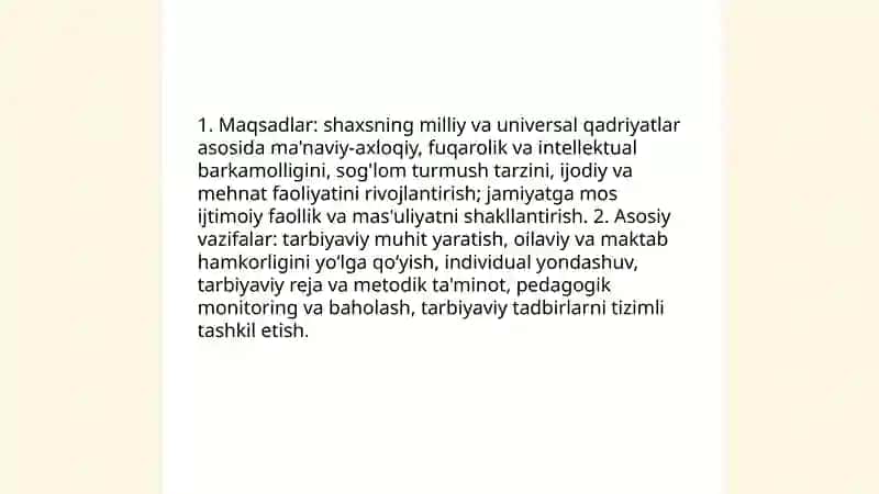 Tarbiyaviy ishlarning pedagogik mohiyati va asosiy vazifasi 4