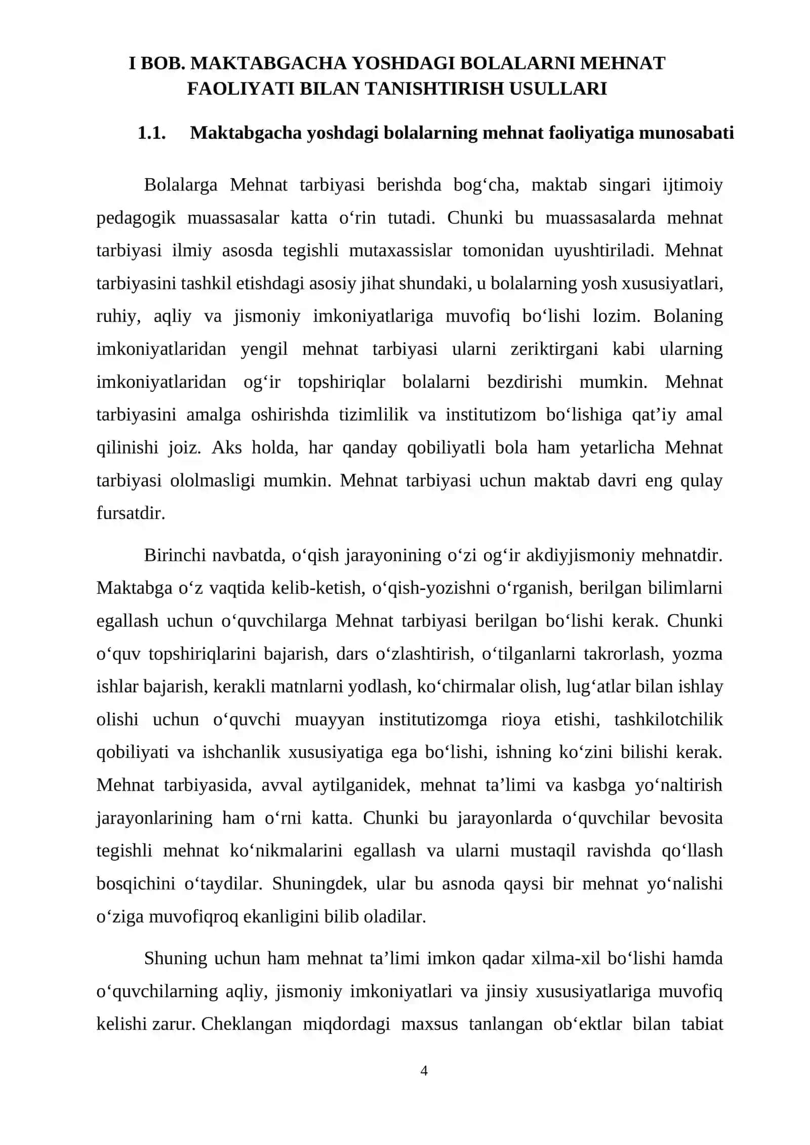 Bolalarni mehnatga muhabbat ruhida tarbiyalashning samarali shakl va usullari 4
