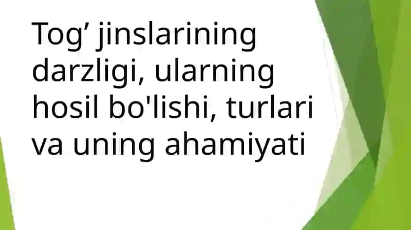 Muhandis-gelogik sharoitga ta'sir etuvchi omillar 4