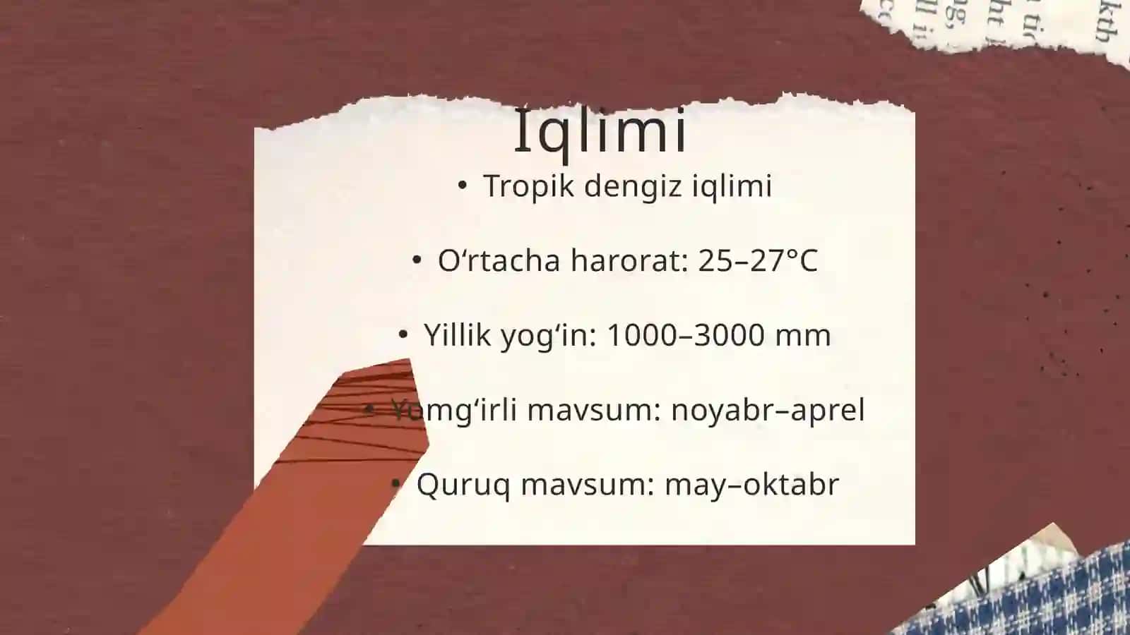 Komororollarining tabiiy sharoiti va iqtisodiy aloqalari 4