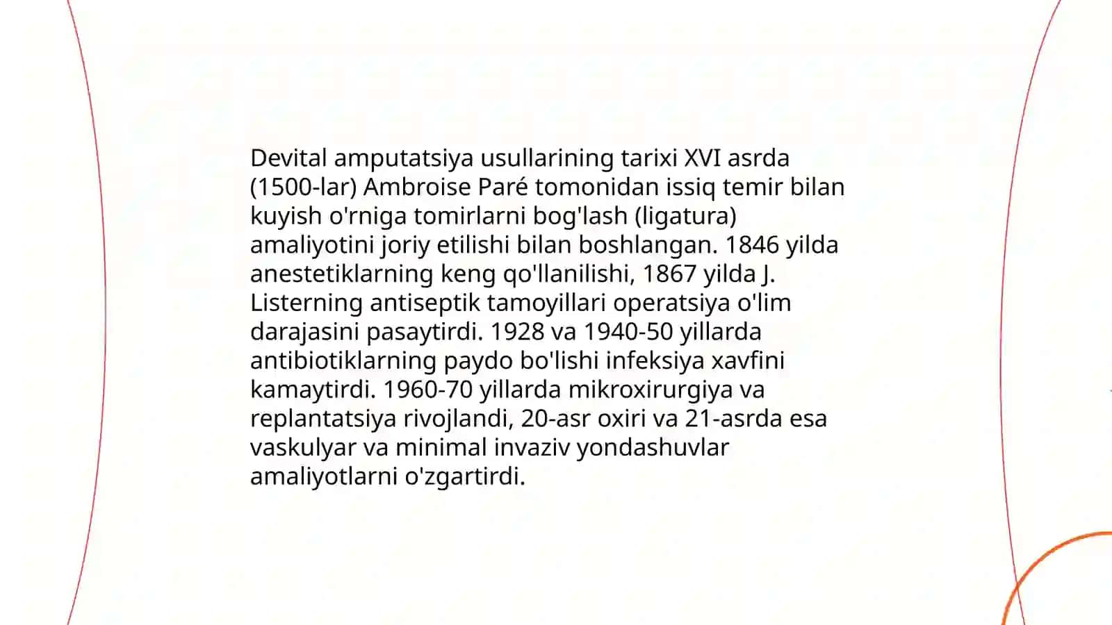 Devital amputatsiya usullari 4
