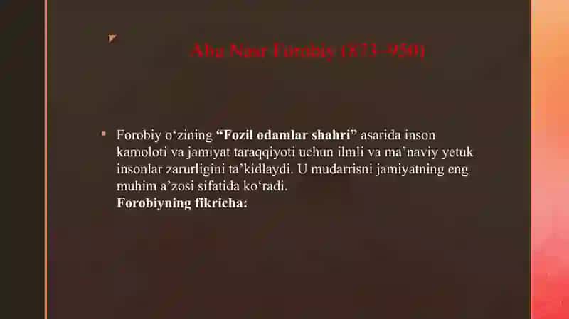 SHARQ ALLOMALARINING ASARLARIDA MUDARRISLAR MEHNATI TOʻGʻRISIDA ILGʻOR PEDAGOGIK FIKRLAR 4
