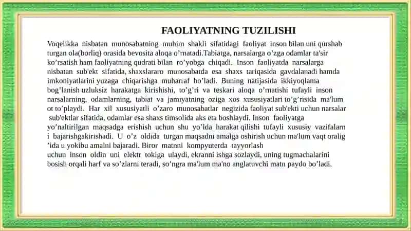 Faoliyat 4