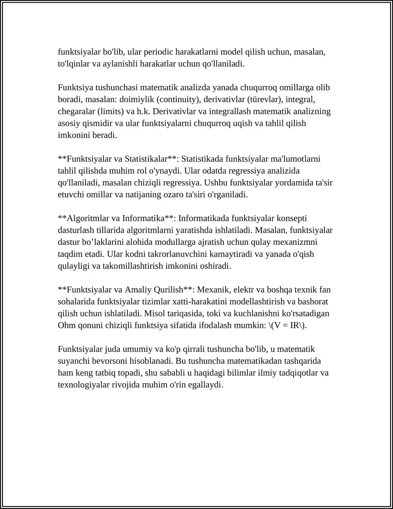 MAVZU BIROZGARUVCHILI FUNKSIYA.FUNKSIYA BERILISH USULLARI 4