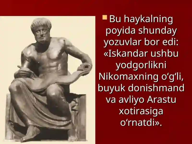 Aristotel notiqlik sanati haqidagi qarashlar 4