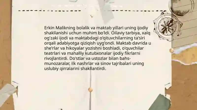 Erkin Malik hayoti va ijodi 4
