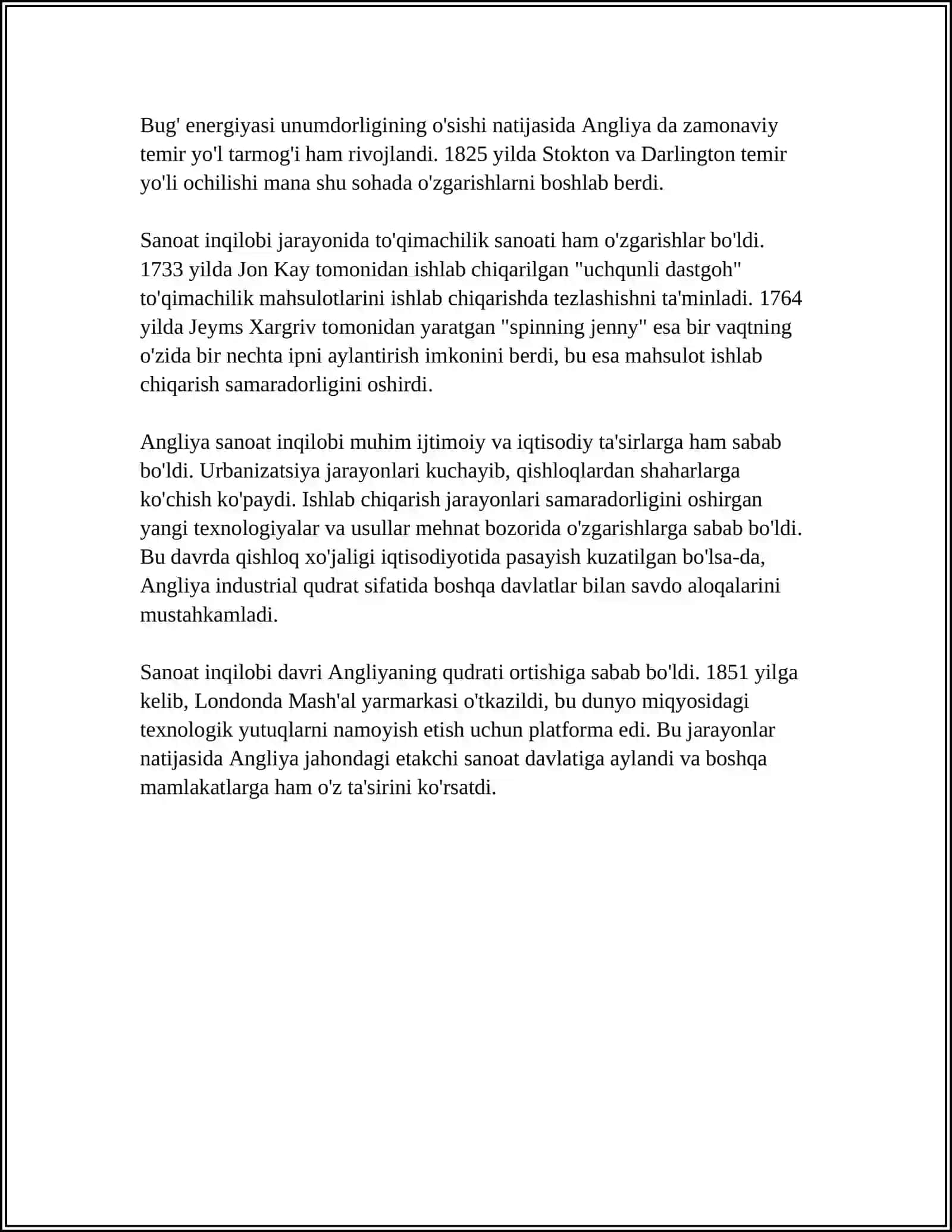 IKKINCHI JAHON URUSHIGA QADAR ANGLIYANING IQTISODIY RIVOJLANISHI 4