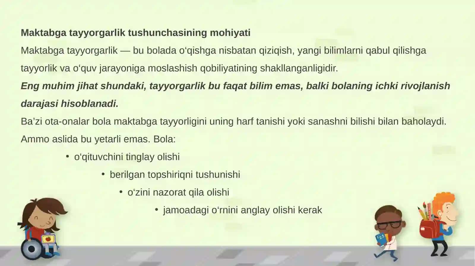 Bolalarning maktab ta’limi 4