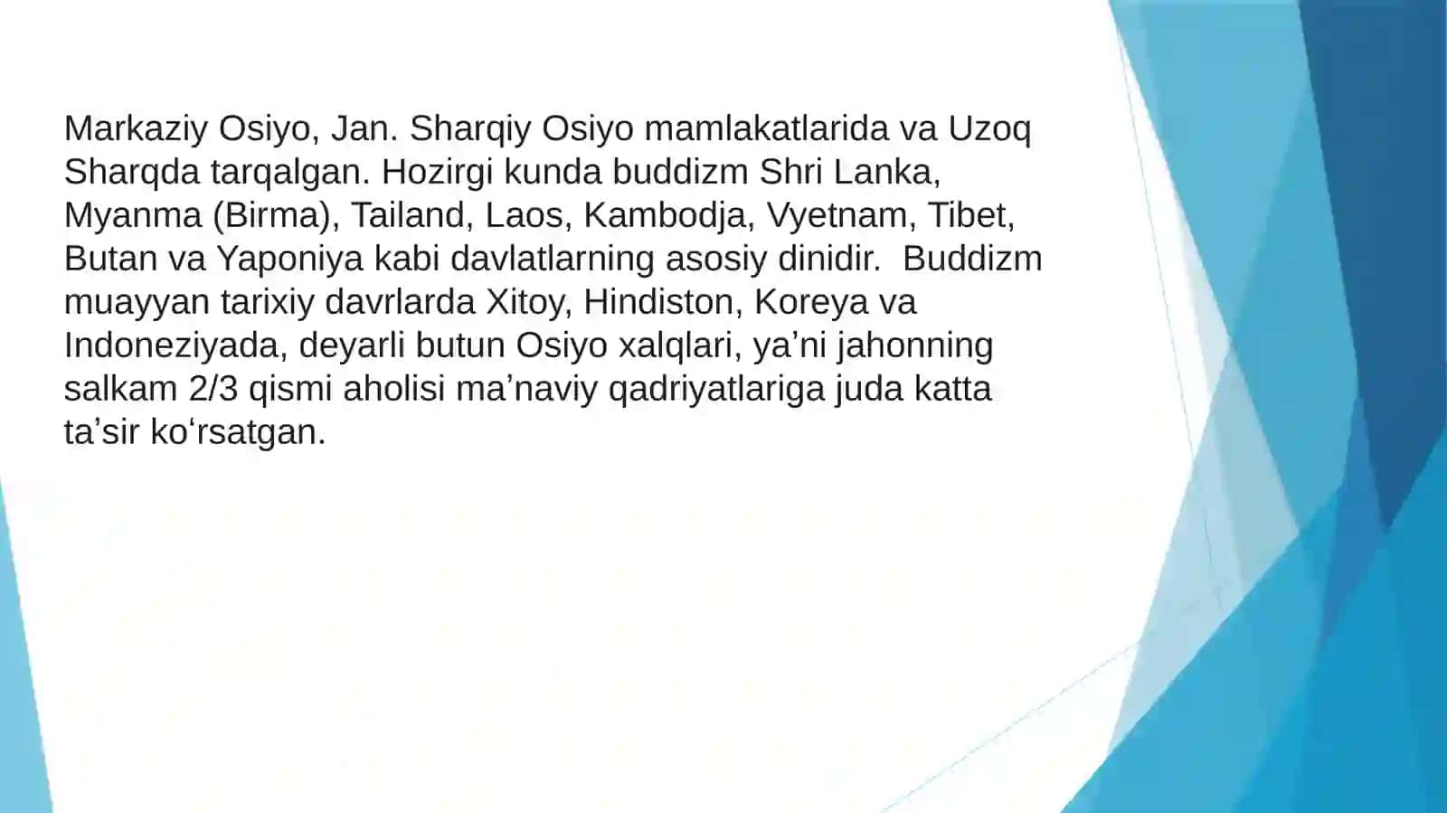 Buddaviylik va Xristiyanlik dinlari 4
