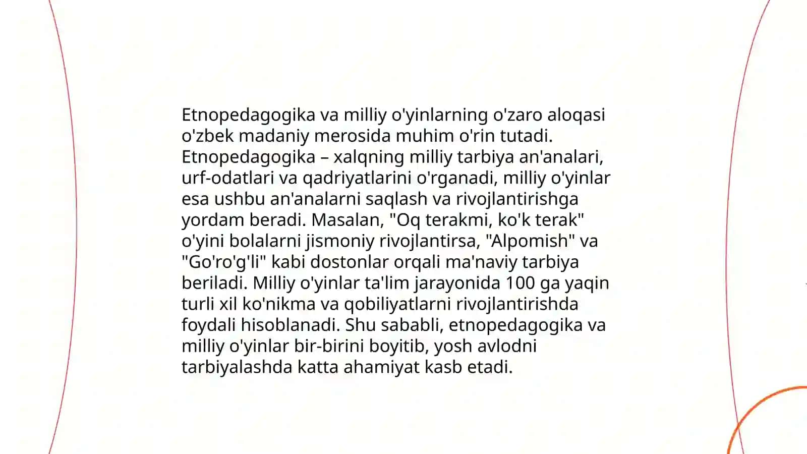 Etnopedagogikada milliy o'yinlarning mazmuni va tarbiyaviy ahamiyati 4