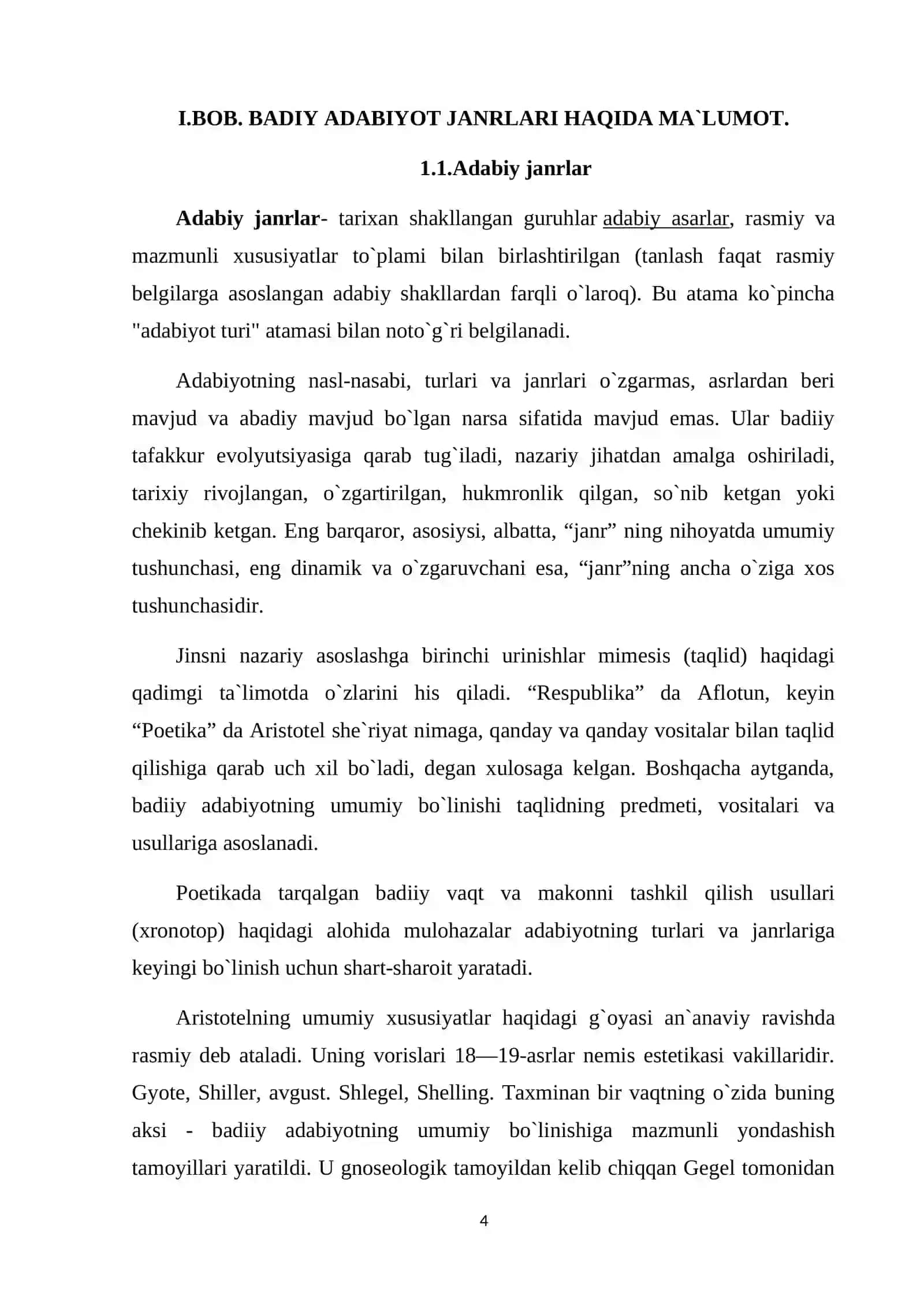 O`QISH DARSLARIDA MASAL O`TISH USLUBIYATI (4-SINIF) 4
