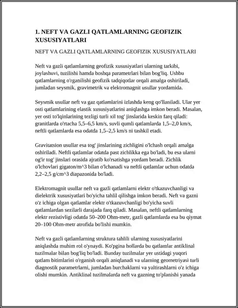NEFT VA GAZLI QATLAMLARNING ENERGETIK XUSUSIYATLARI 4