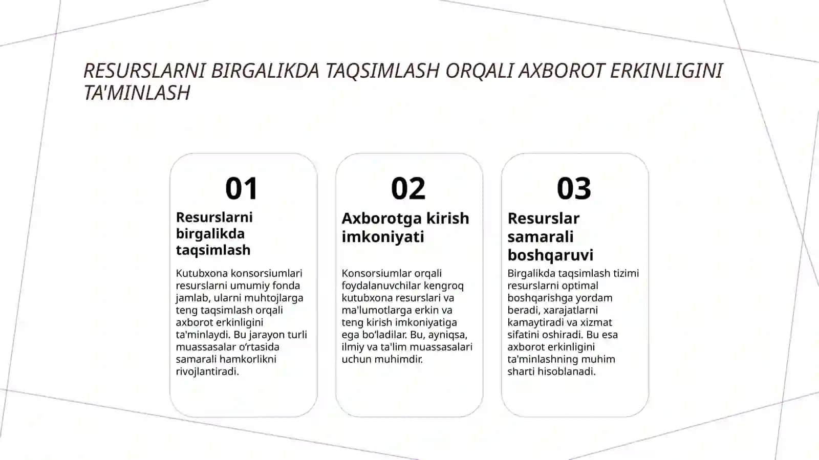Kutubxona konsorsiumlarining maqsad va vazifalari 4