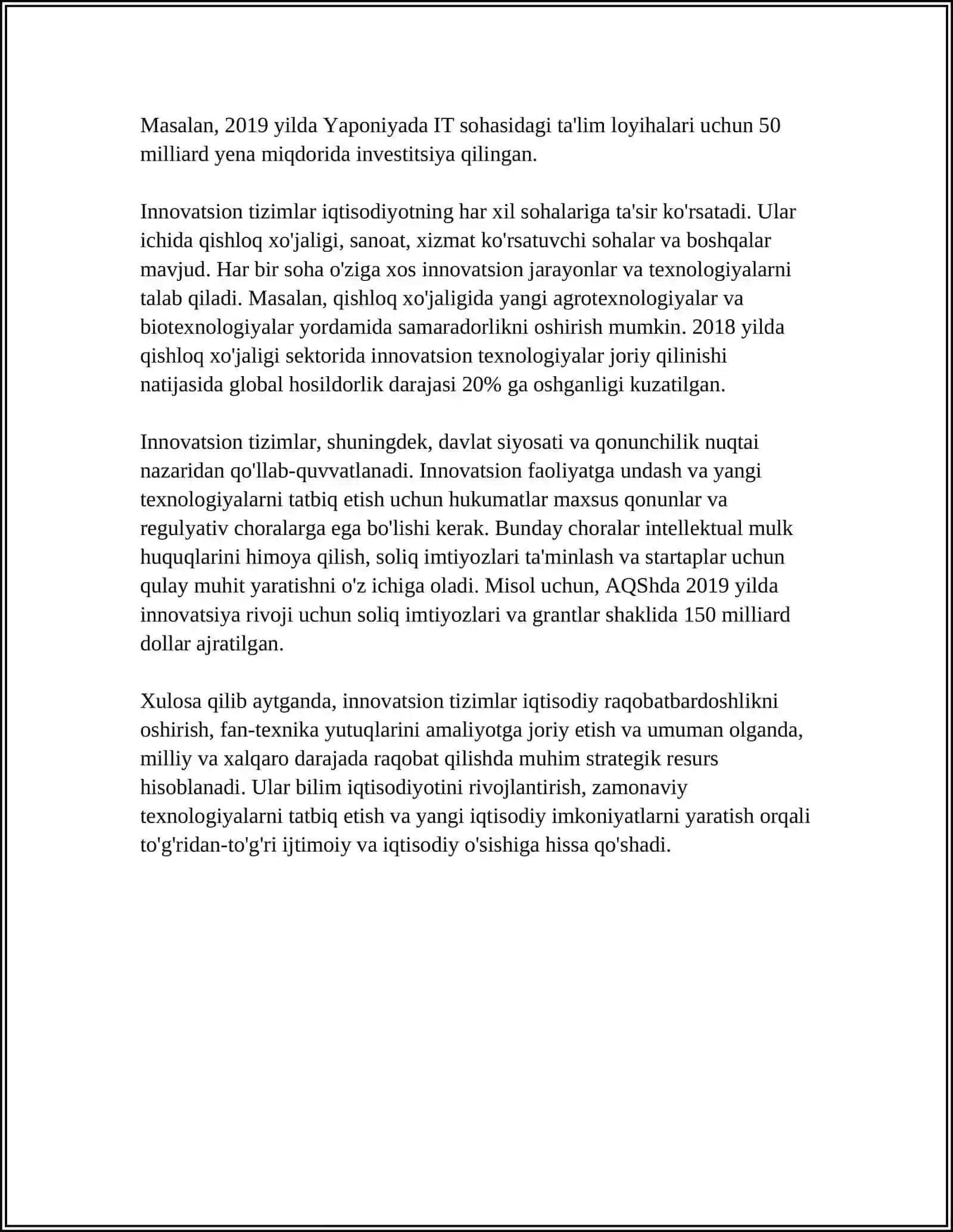 Innovatsion tizimlar: nazariy asoslar 4