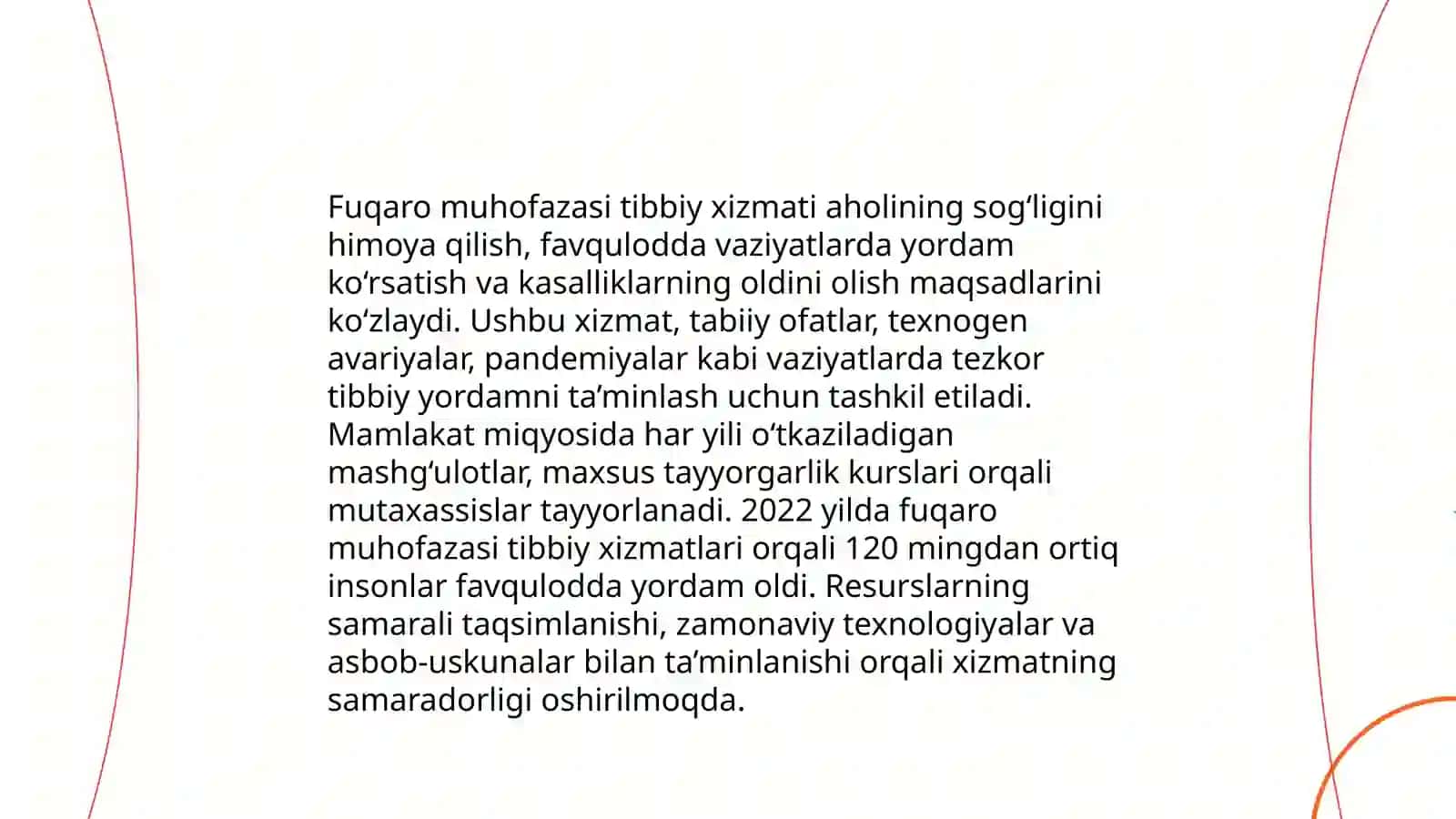 Fuqaro muhofazasi tibbiy xizmatining tashkiliy tuzilishi 4