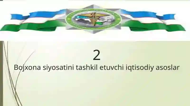 Bojxonasiyosati - iqtisodiy oshirish 4