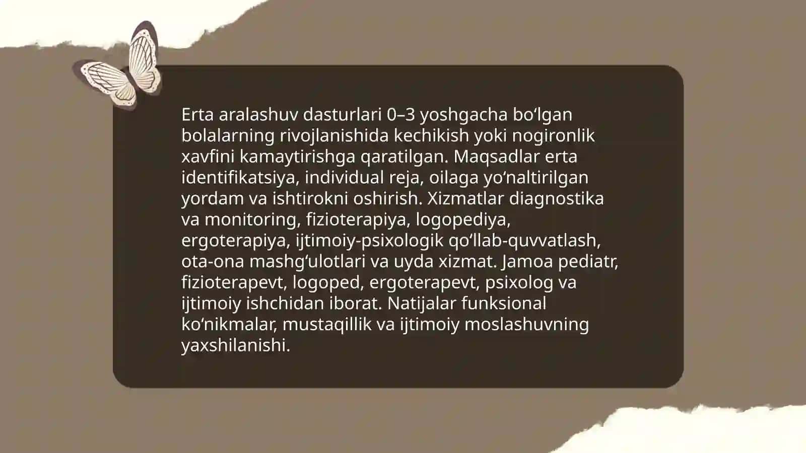 Ilk yoshdagi bolalarning reabilitatsiya 4