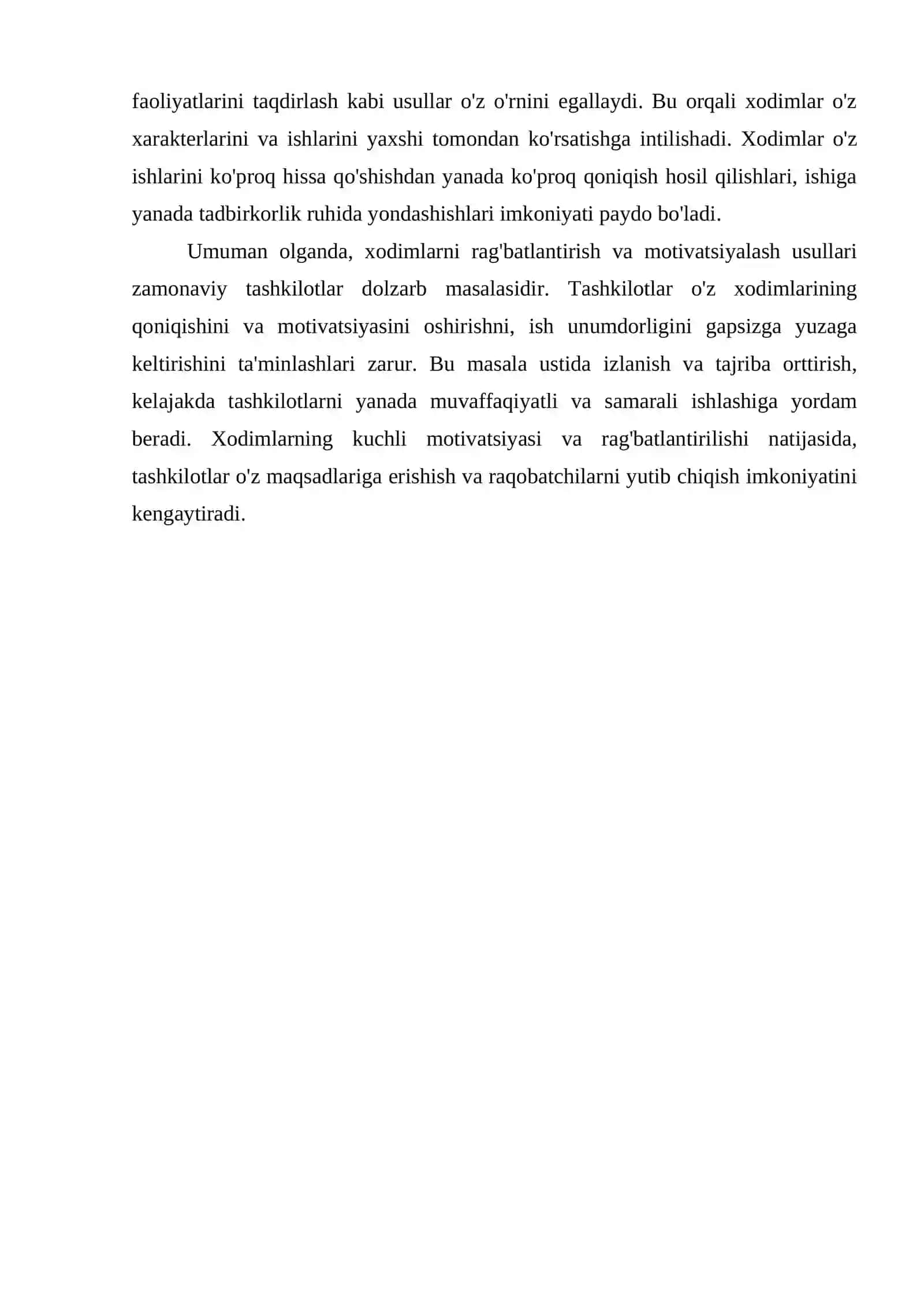 XODIMLARNI RAG'BATLANTIRISH VA MOTIVATSIYALASH USULLARI 4