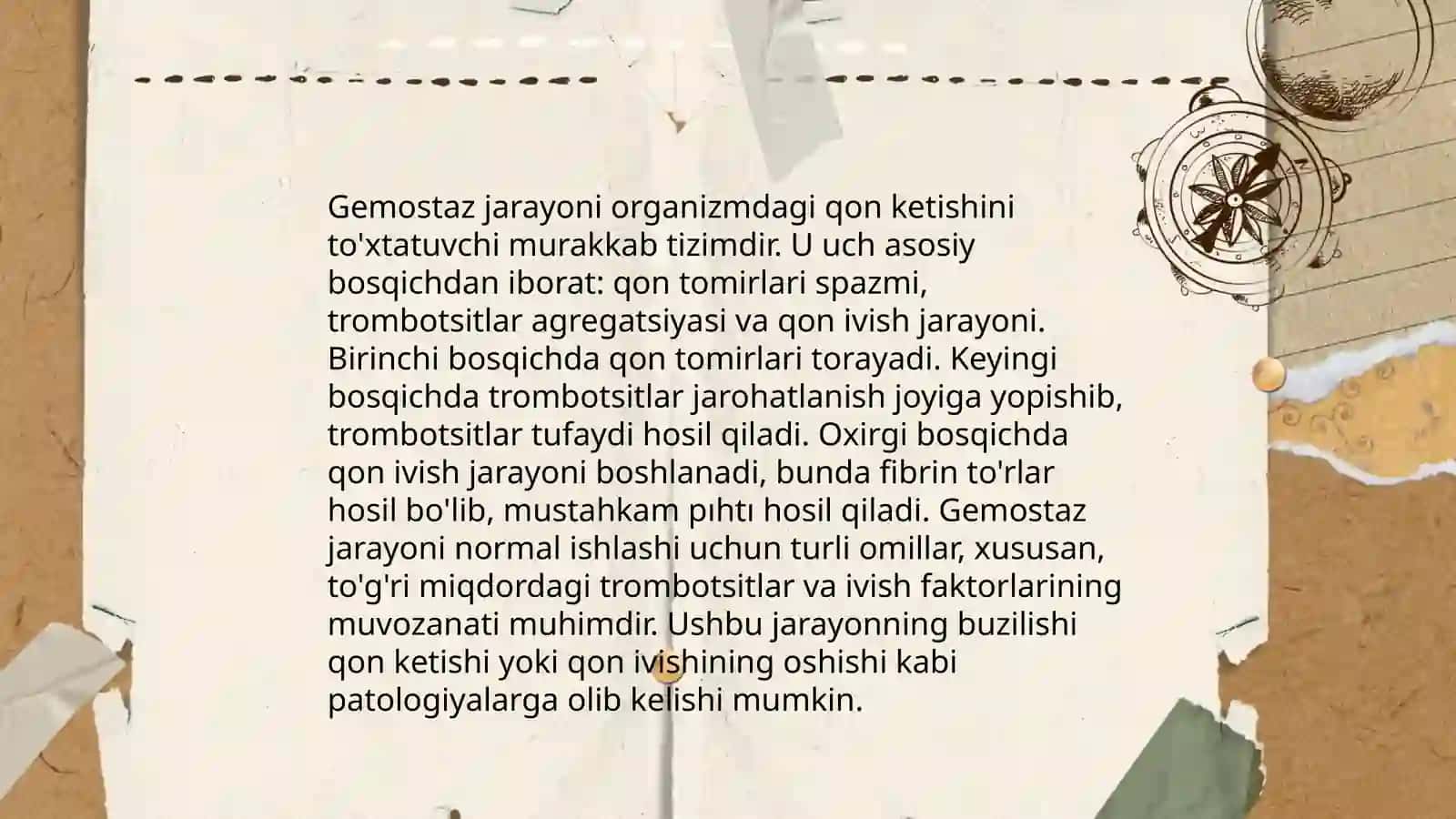 Nasliy trombofiliya gemostazdagi ózgarishlar 4