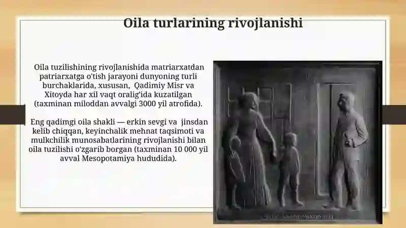 Engelsning “Oila, xususiy mulk va davlatning kelib chiqishi” asari 4