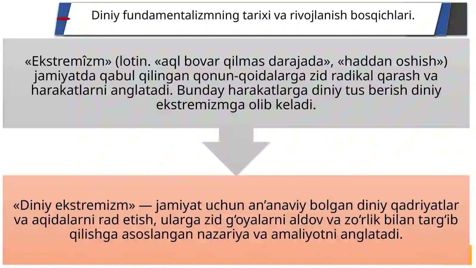 Diniy Fundamentalizm, Radikalizm va Terrorizmning Tarixi va Yo‘nalishlari 4