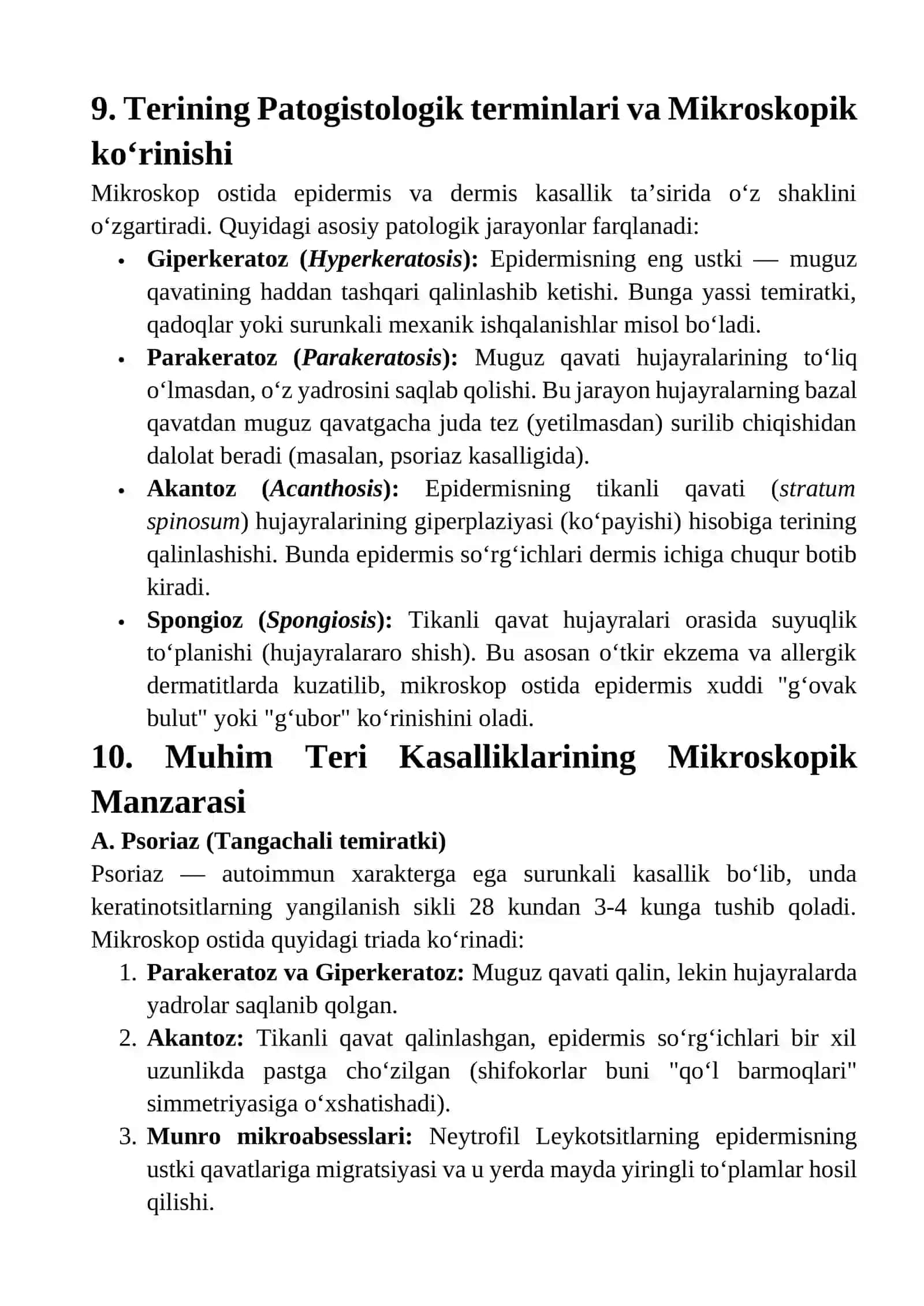 Teri va uning xosilalari va mikraskopik korinishi 4