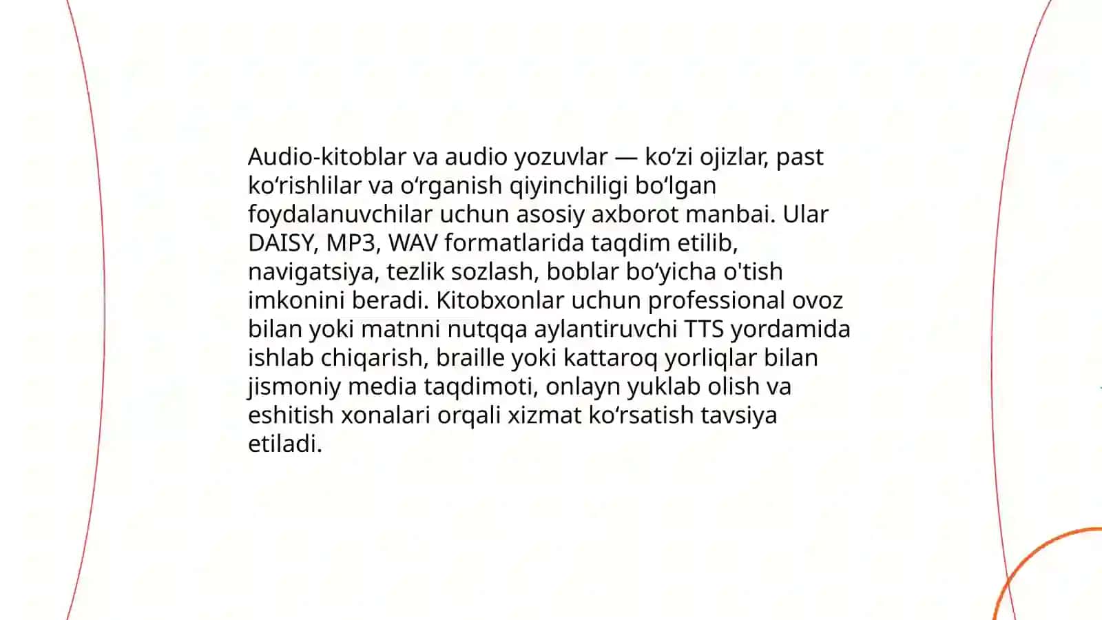 Alohida ehtiyojli foydalanuvchilarga kutubxona axborot xizmat ko'rsatishning asosiy ma'lumot manbalari 4