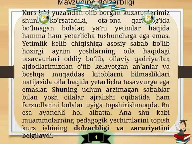 Yetimlikning kelib chiqish sabablari 4