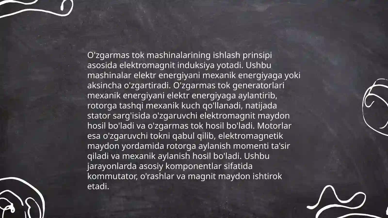 O'zgarmas tok elektr mashinalari 4