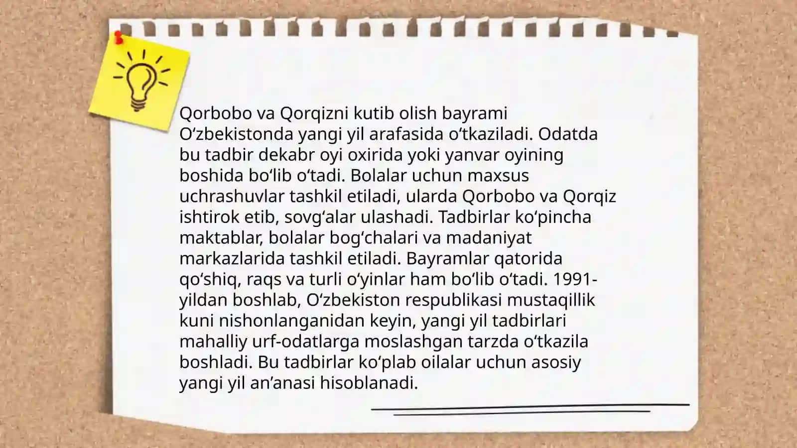 Yangi yil mavzusi bo'yicha reja kichkina bolajonlar uchun 4