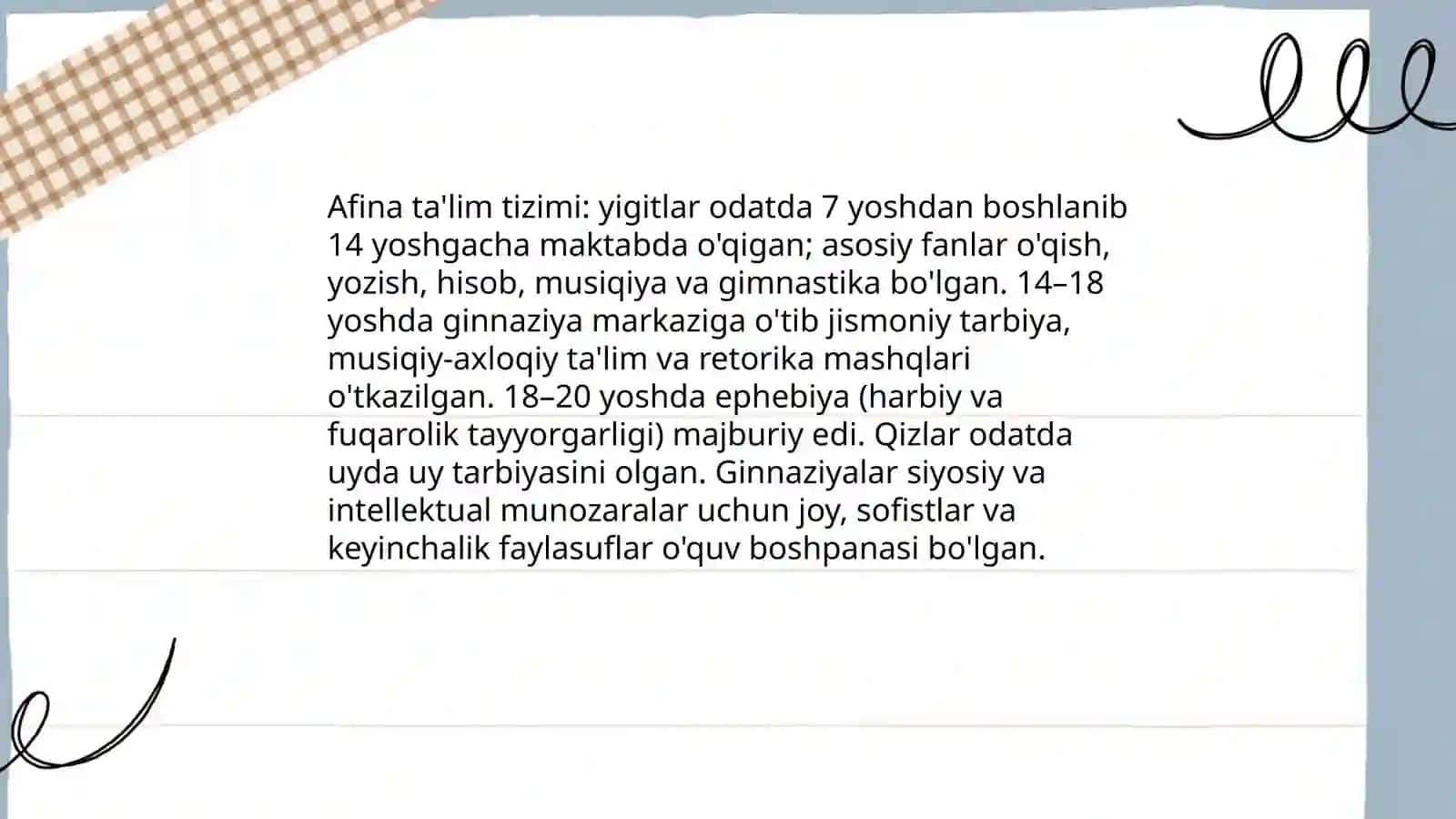 Yunoniston tarbiyasi va qadimgi Yunoniston madaniyati 4
