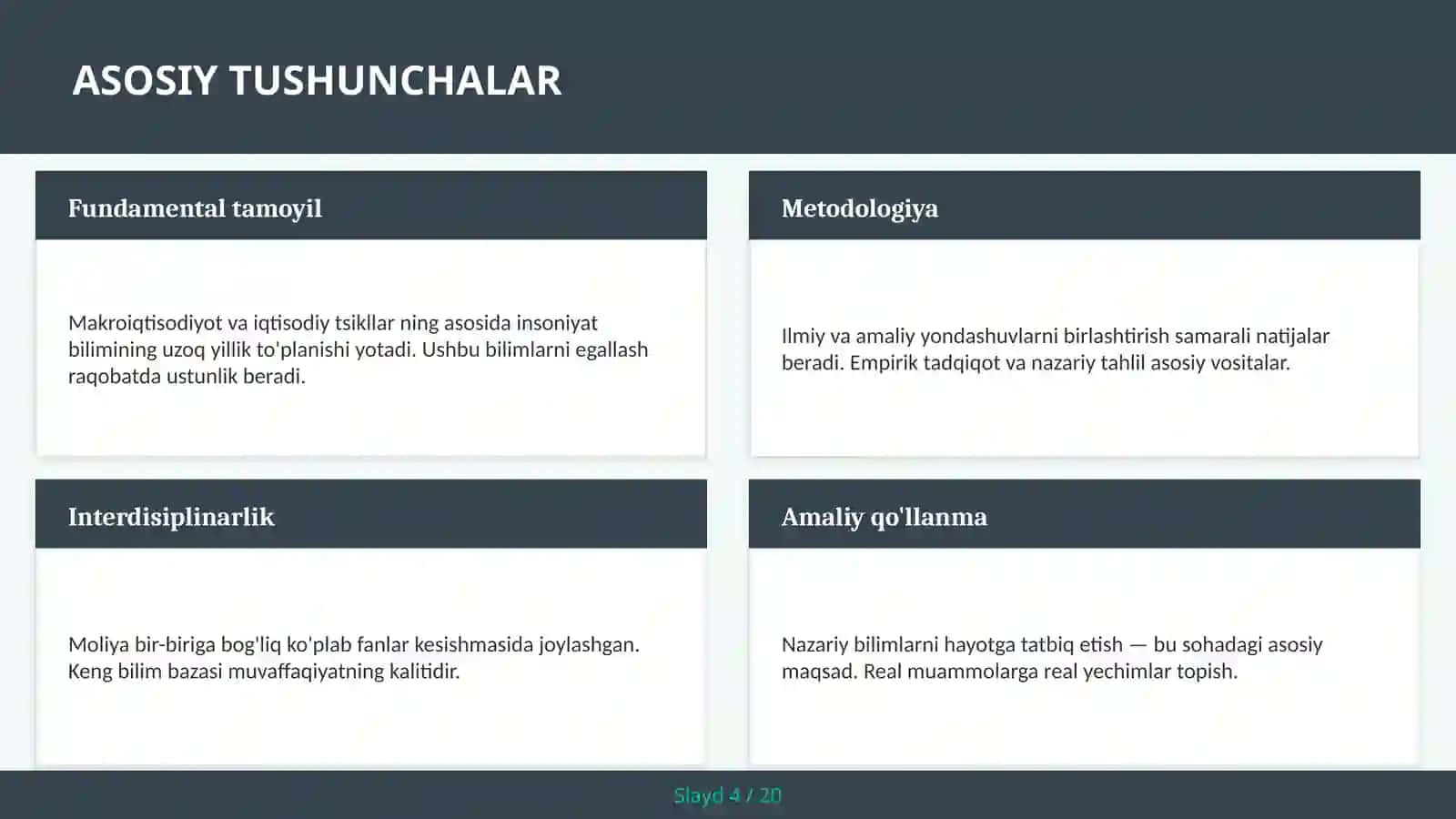 Makroiqtisodiyot va iqtisodiy tsikllar 4