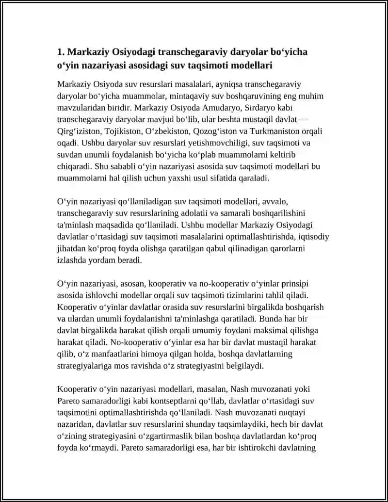 Markaziy Osiyodagi transchegaraviy daryolar 4