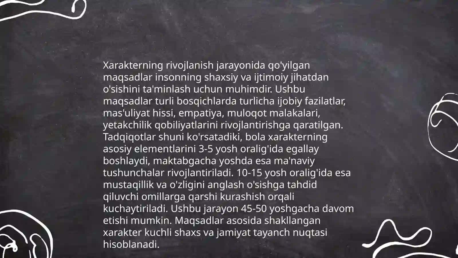 Ssenariy yozishda xarakterning maqsadi 4