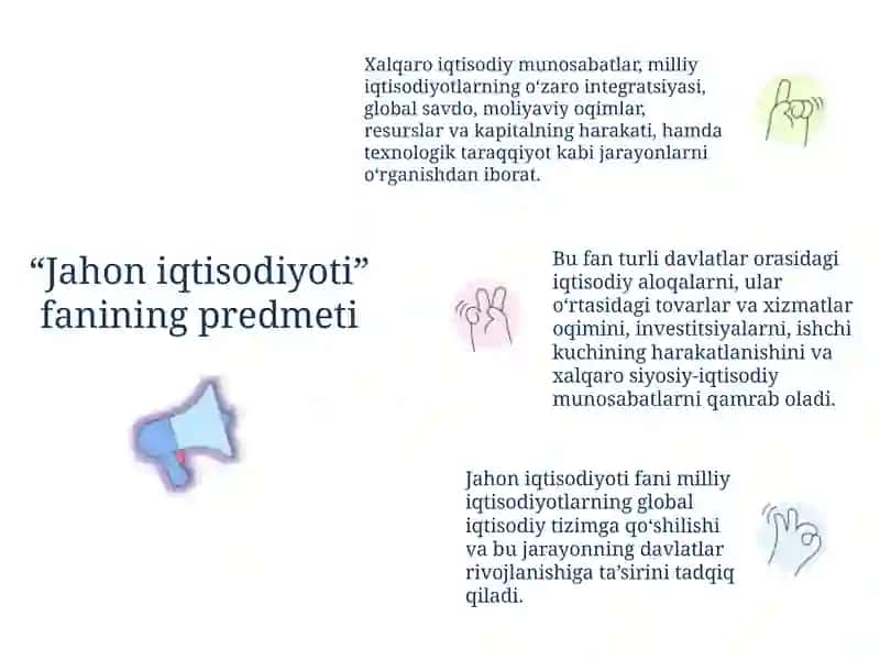 Jahon iqtisodiyoti mazmun mohiyati vazifalari va rivojlanish konsepsiyalari 4