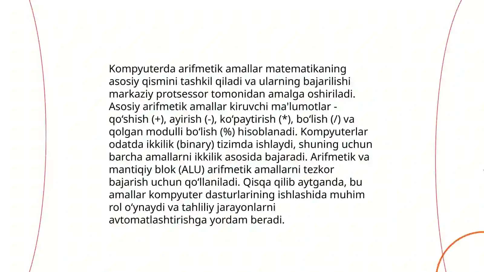 Kompyuterda sodda ifodalarni hisoblash 4