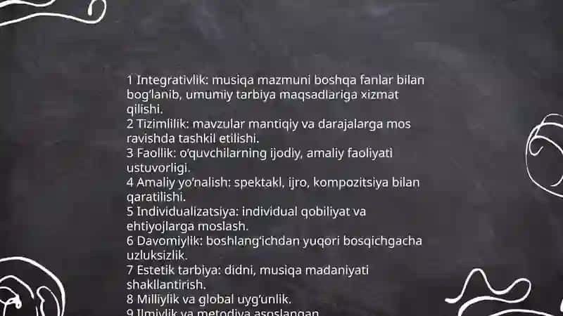Musiqiy ta’limning maqsad, vazifalari va mazmuni 4