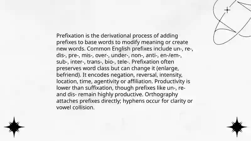 Major and minor types of word formation 4