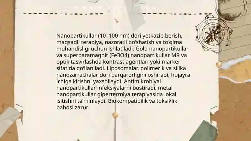 Nanotibbiyot va nanoetika 4