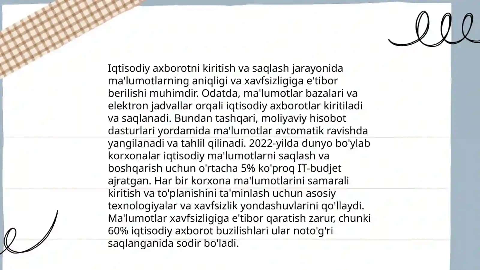 Elektron jadval muharrirlarining asosiy funksiyalari 4