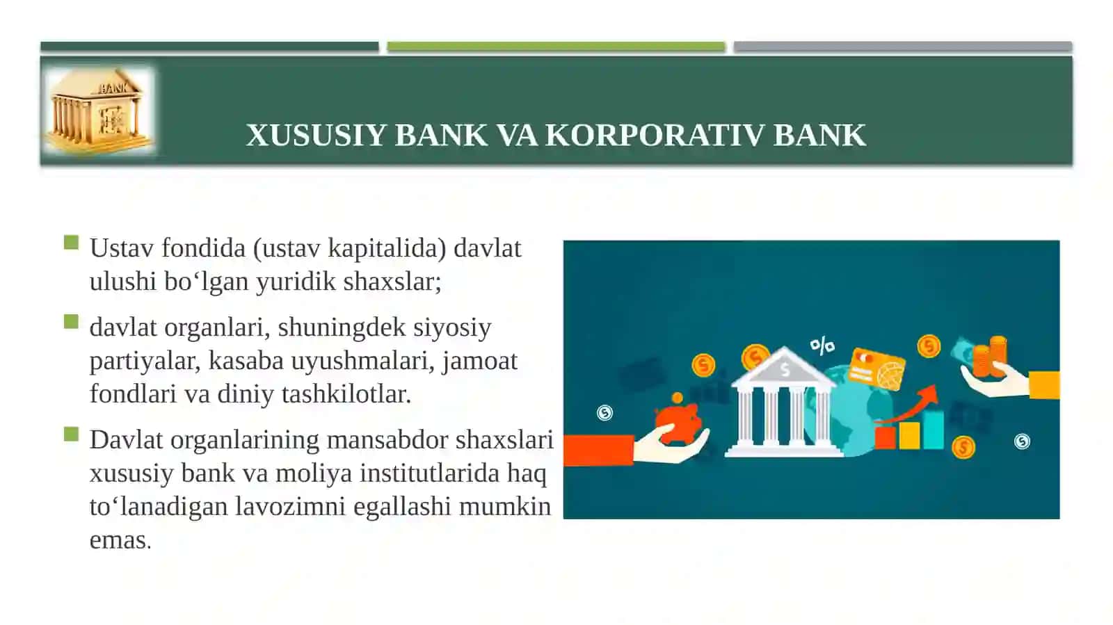 Xususiy bank va Korporativ bank 4